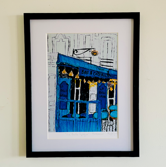 "La Belle Epoque"-Bordeaux Cocktail Bar Print