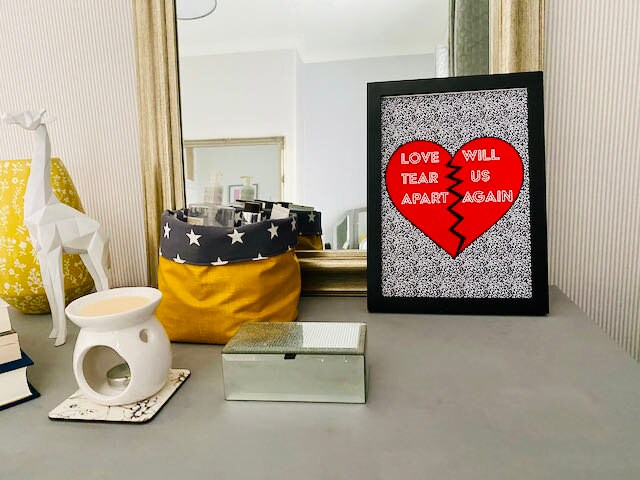 Love will tear us apart-Joy Division inspired print