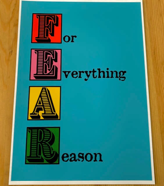 F.E.A.R print-Ian Brown inspired print