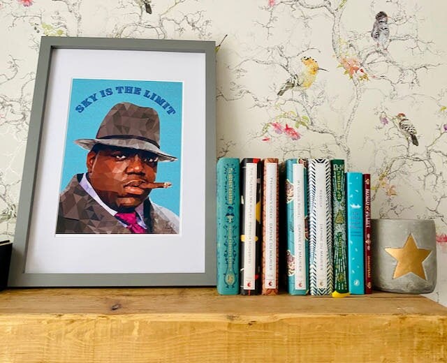 Biggie Smalls Print-Low poly art Biggie inspired print