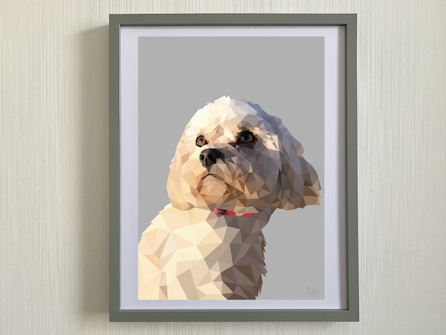 Pet Portrait-Low Poly Art Portrait