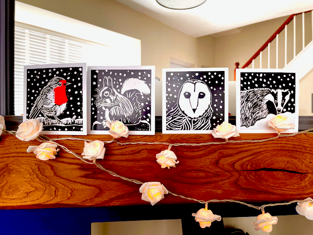 Christmas Cards-Animals In The Snow