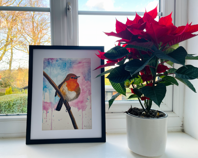 Robin Print-Watercolour Print