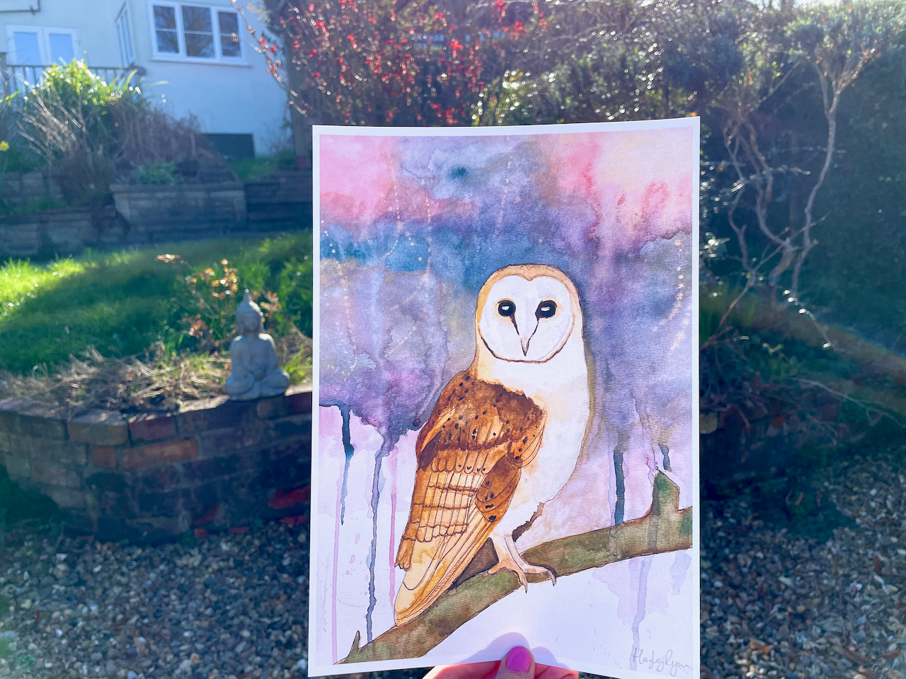 Owl Print-Watercolour Print