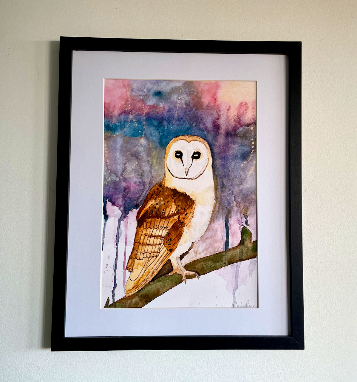 Owl Print-Watercolour Print