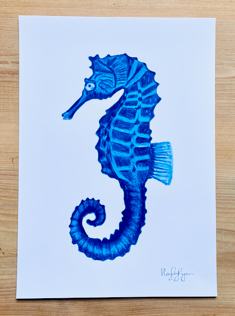Seahorse Print
