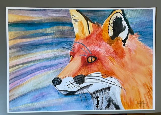 Fox Print-Watercolour Print