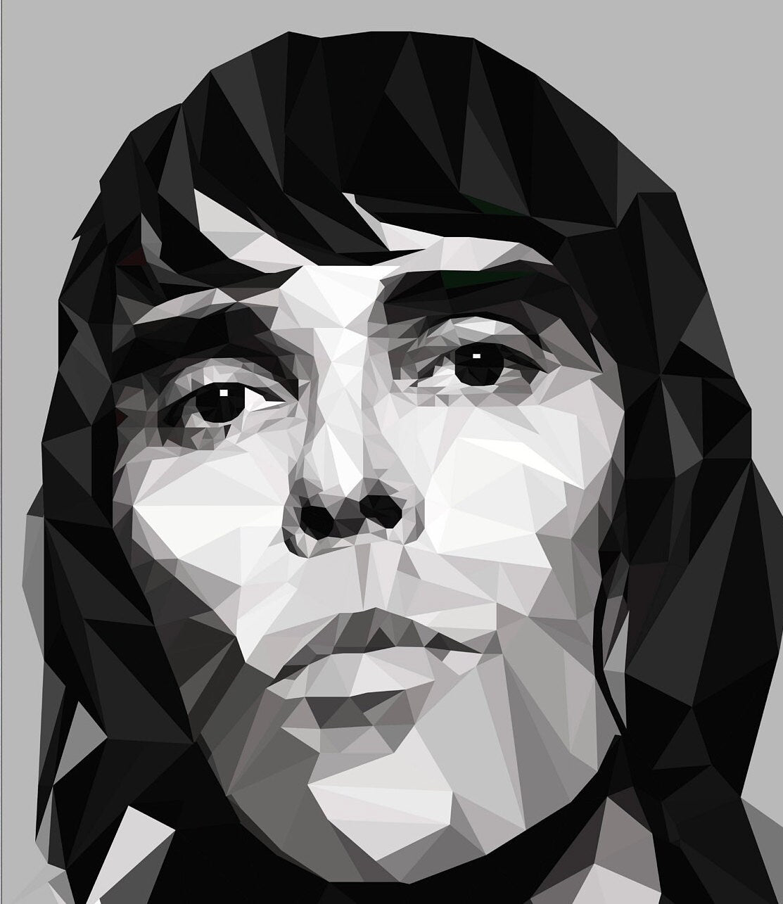 Ian Brown Print-Low Poly Art Print