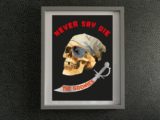 The Goonies Print -The Goonies One Eyed Willy inspired print