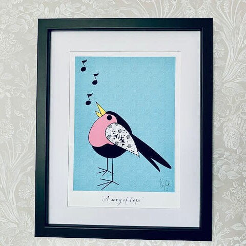 Bird Print-A Song of hope